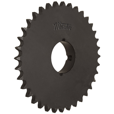 Single Strand Sprocket; 28B-1 Chain Size; 40 Teeth; Requires 3535 Taper Lock Bushing